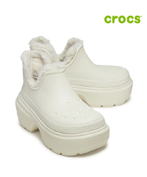 [크록스] 스톰프 라인드 숄티 부츠 리넨 210673-0JI M5W7